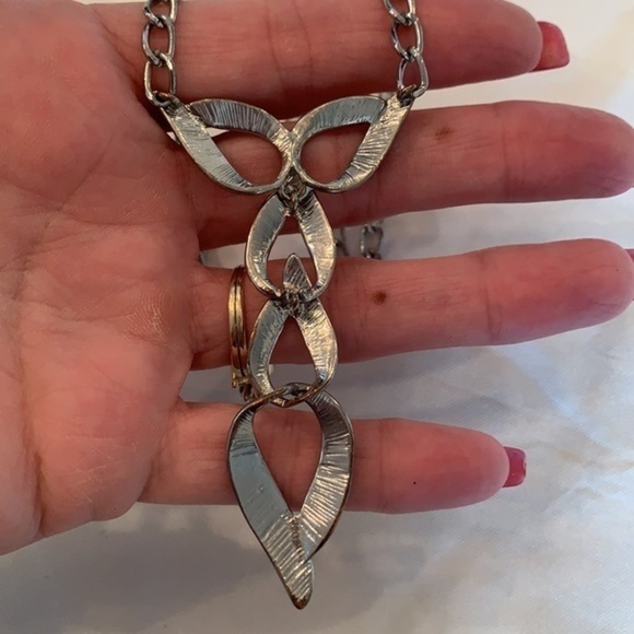 Napier silver you drop black enamel statement - Picture 5 of 7